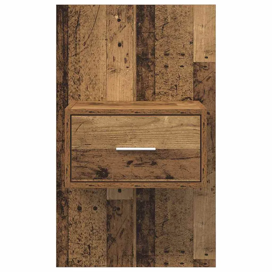 Cabinet de chevet 2 pcs Bois ancien 50 x 32,5 x 80cm - 7