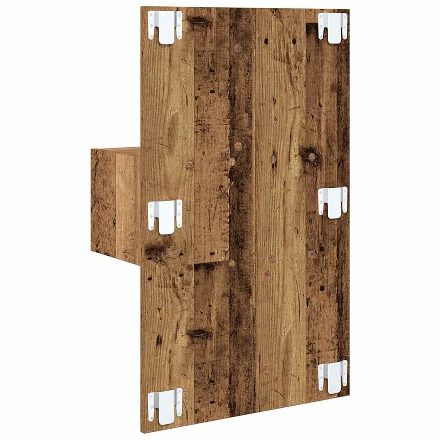 Cabinet de chevet 2 pcs Bois ancien 50 x 32,5 x 80cm - 9