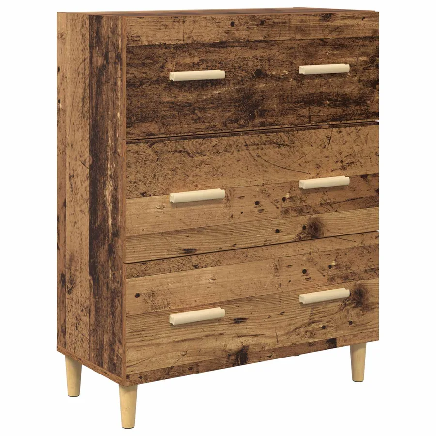 Buffet Bois ancien 69,5 x 34 x 90 cm Bois d'ingénierie - 2