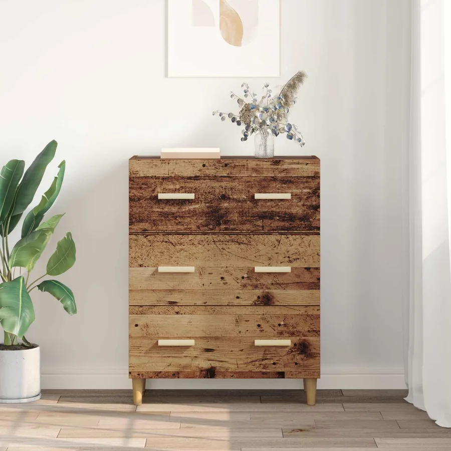 Buffet Bois ancien 69,5 x 34 x 90 cm Bois d'ingénierie - 4