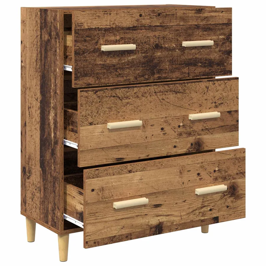 Buffet Bois ancien 69,5 x 34 x 90 cm Bois d'ingénierie - 5