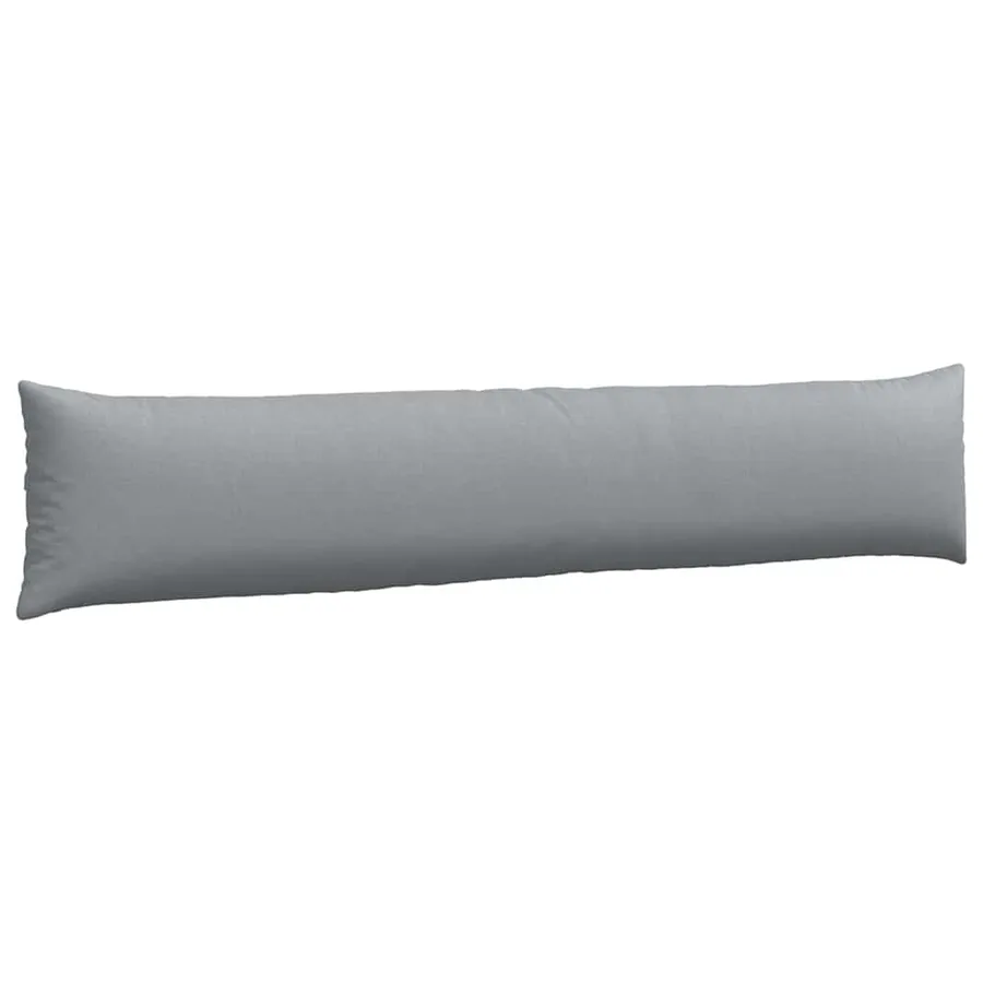 Coussins de canapé 2 pcs Gris clair 200 x 40 cm tissu - 5