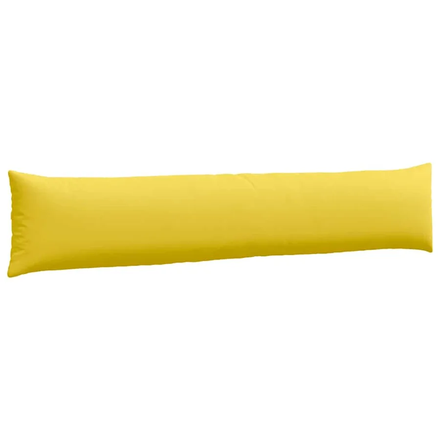 Coussins de canapé 2 pcs Jaune clair 200 x 40 cm tissu - 5