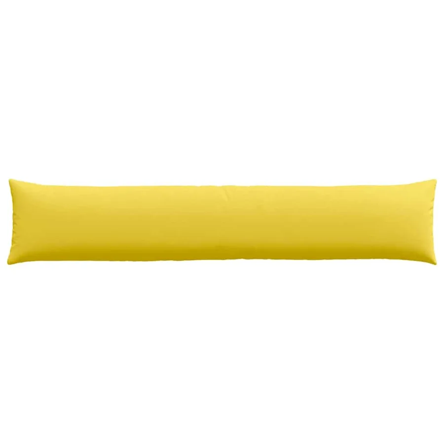 Coussins de canapé 2 pcs Jaune clair 200 x 40 cm tissu - 6