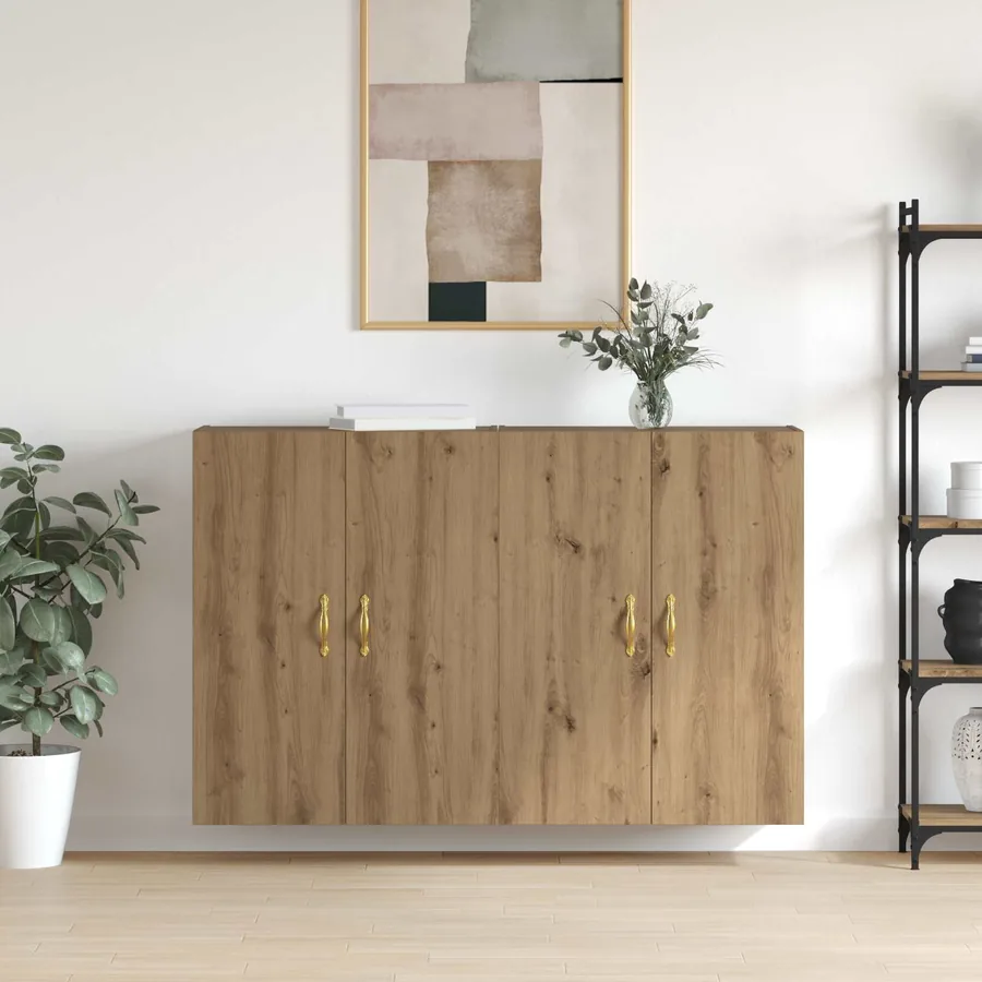 Armoire Murale 2 pcs Chêne artisanal 69,5 x 34 x 90 cm