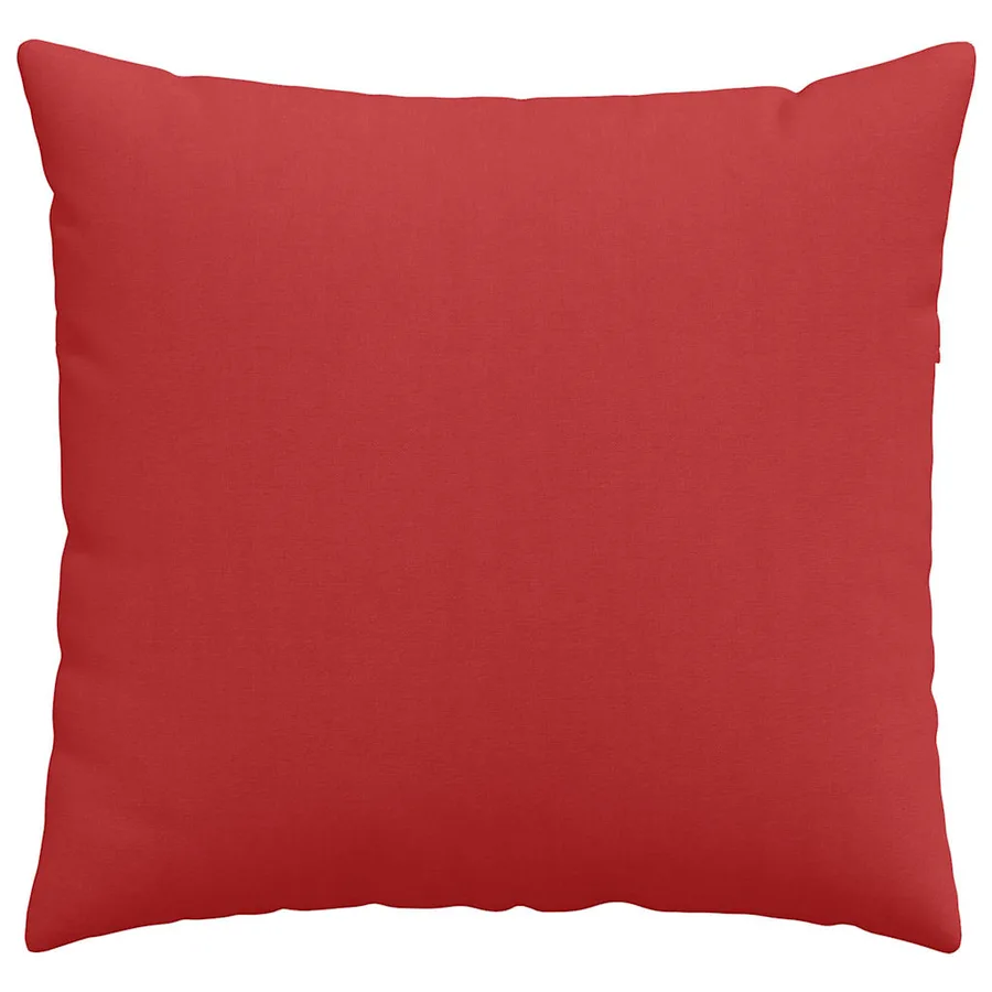 Coussins de canapé 2 pcs Rouge 50 x 50 cm tissu - 6