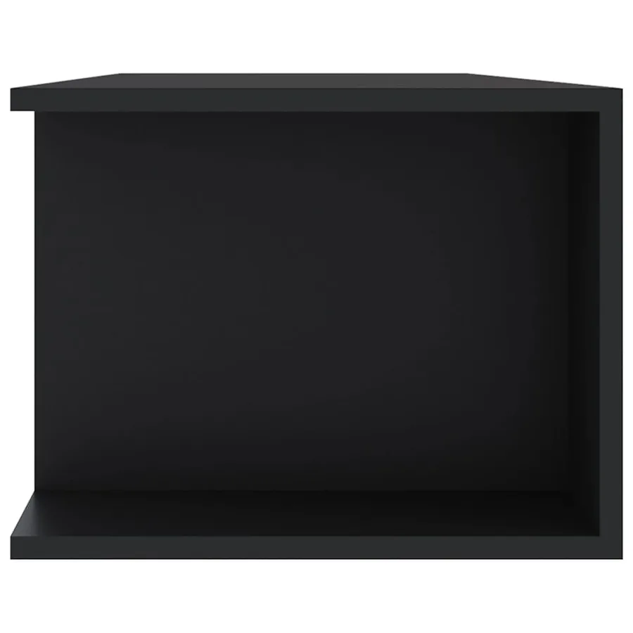 Meuble TV avec lumières LED noir 135x39x30 cm - 9