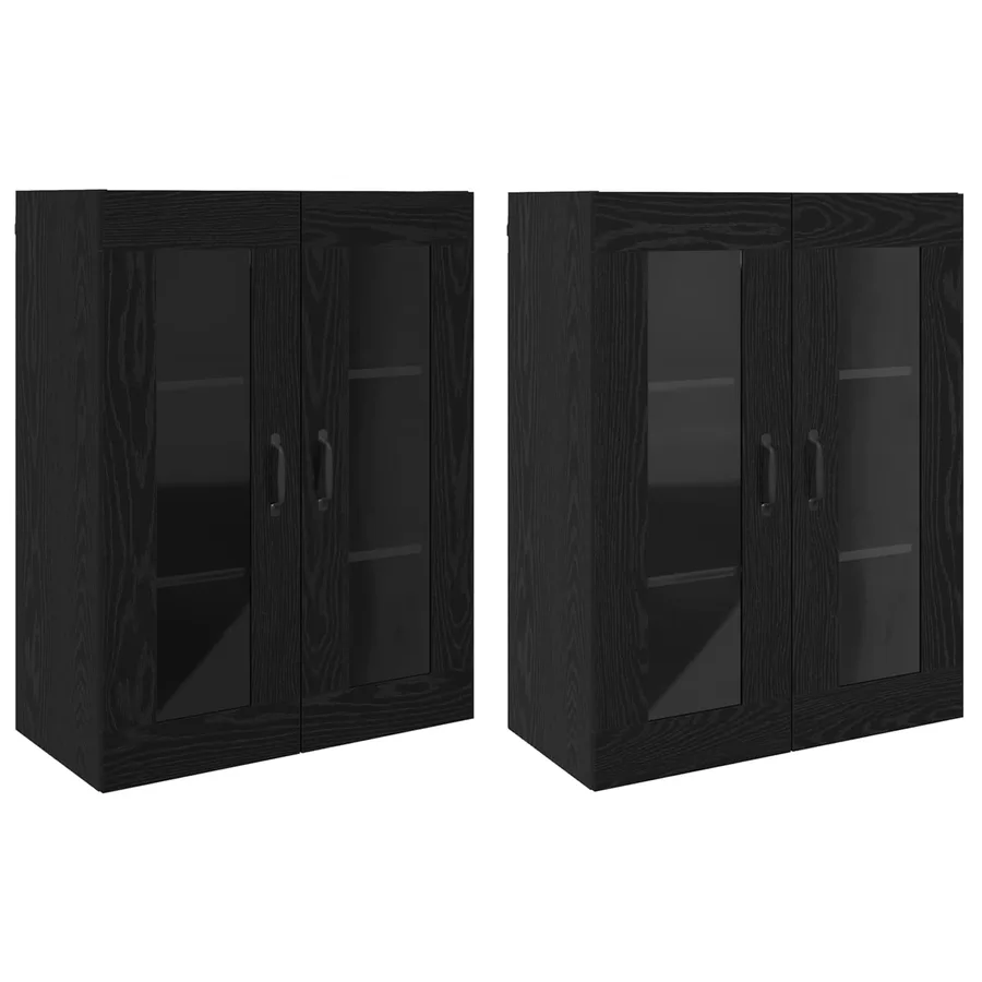 Armoires Murailles 2 pcs Chêne noir 69,5 x 34 x 90 cm - 2