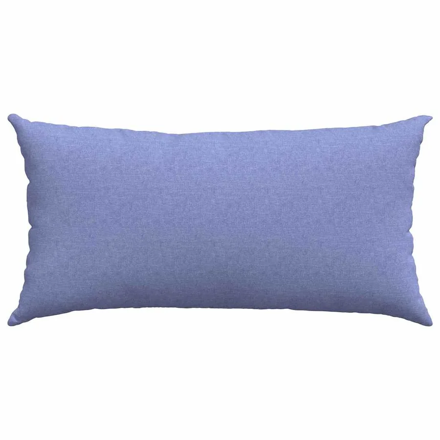 Coussins de canapé 2 pcs Bleu denim 80 x 40 cm tissu - 6