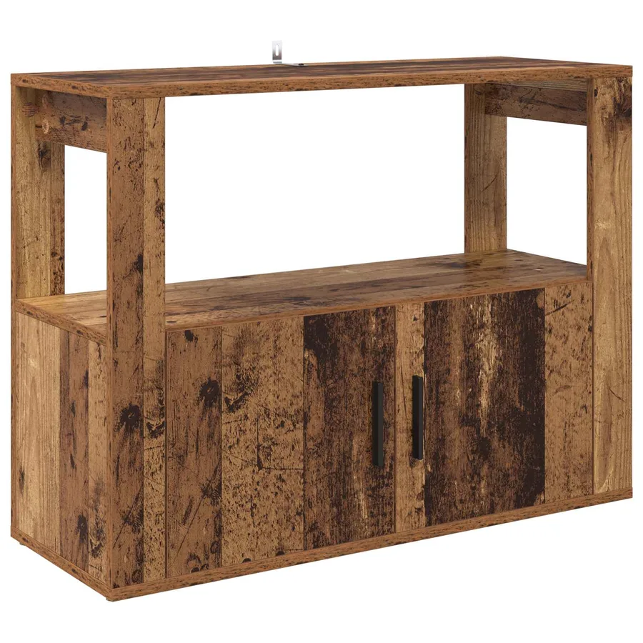 Buffet Bois ancien 80 x 30 x 60 cm Bois d'ingénierie - 2