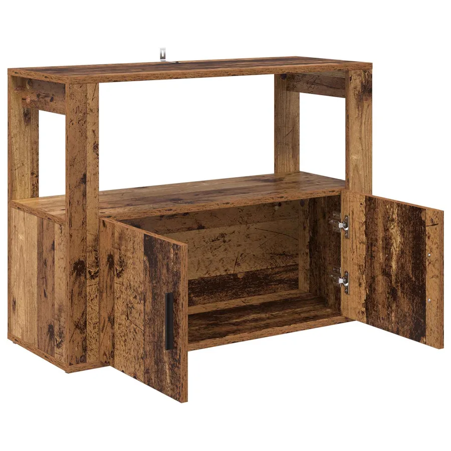 Buffet Bois ancien 80 x 30 x 60 cm Bois d'ingénierie - 5
