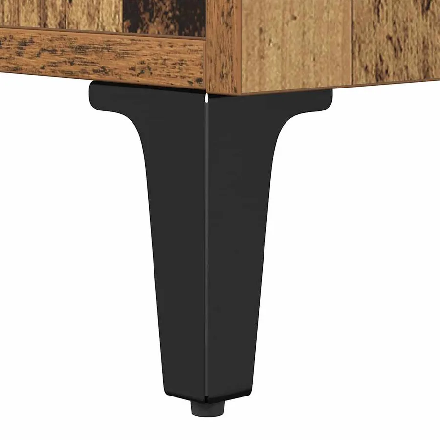 Cabinet de chevet 2 pcs Bois ancien 40 x 35 x 47.5 cm - 11