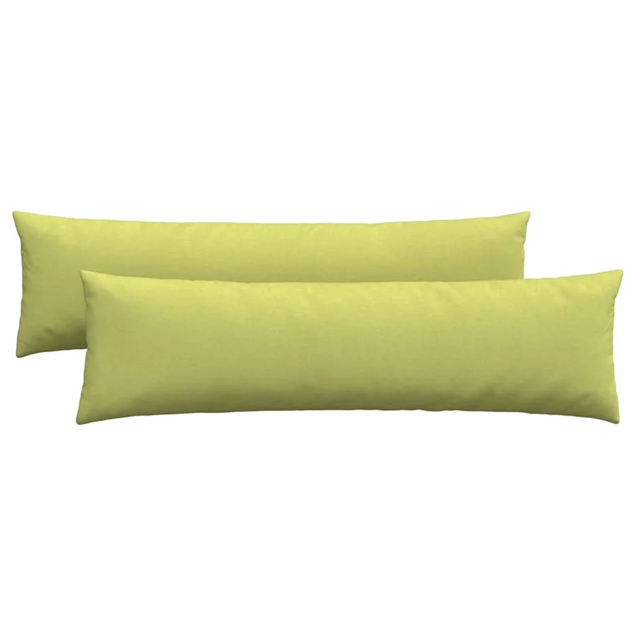 Coussins de canapé 2 pcs Vert clair 145 x 40 cm tissu - 2