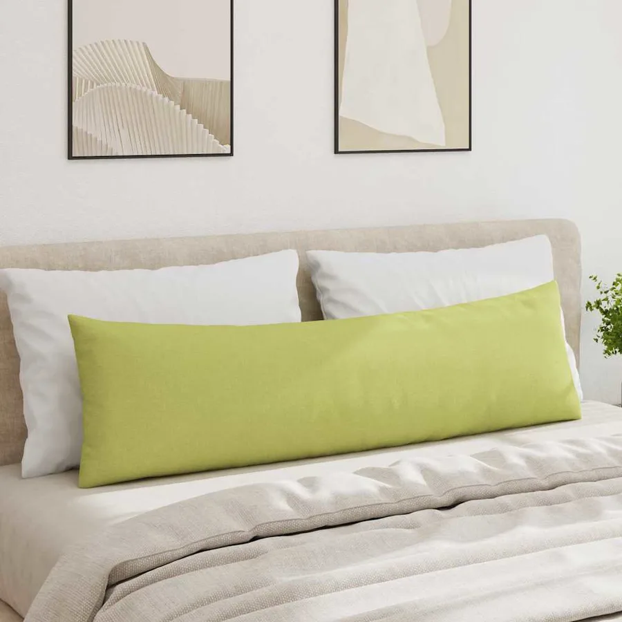 Coussins de canapé 2 pcs Vert clair 145 x 40 cm tissu - 4