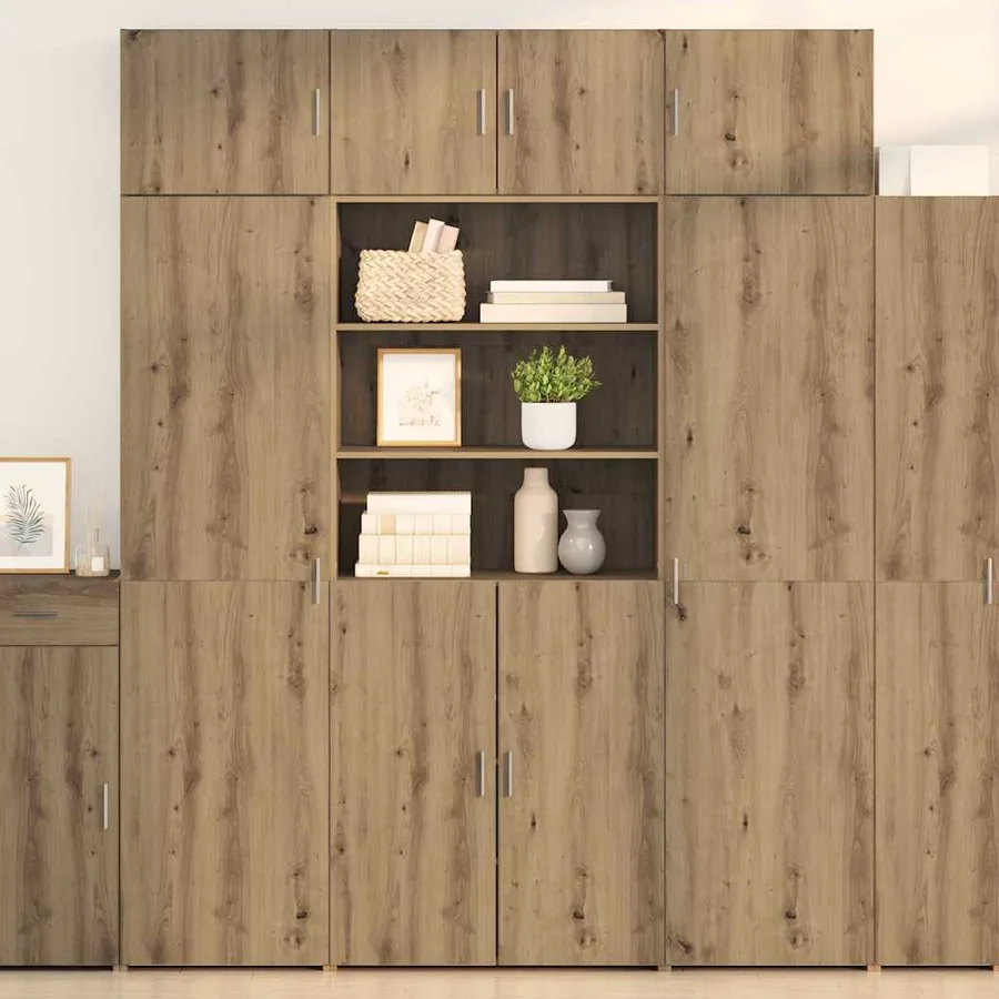 Haut Armoire Chêne artisanal 80 x 42,5 x 185 cm