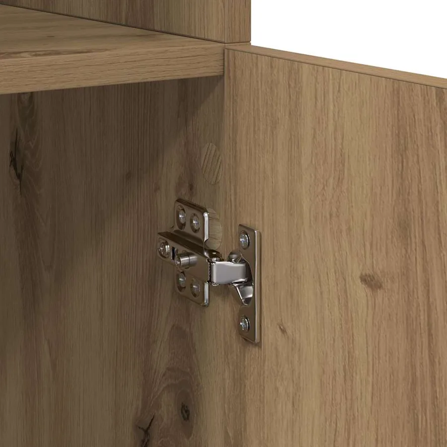 Haut Armoire Chêne artisanal 80 x 42,5 x 185 cm - 10