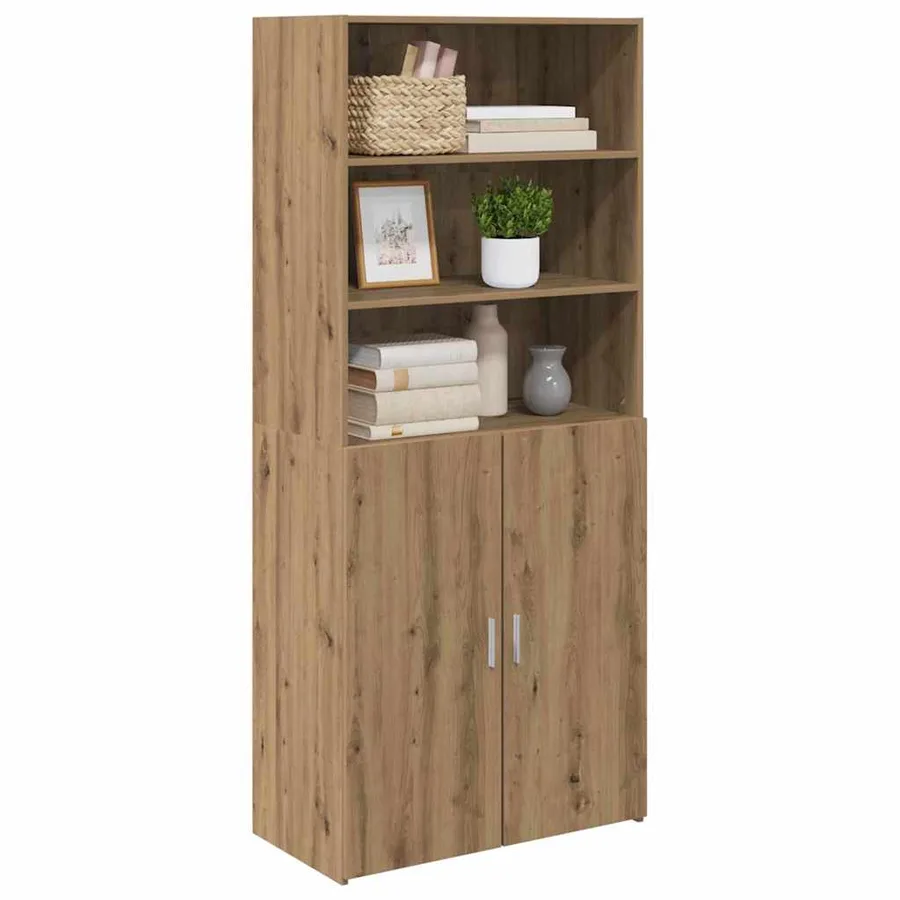 Haut Armoire Chêne artisanal 80 x 42,5 x 185 cm - 3