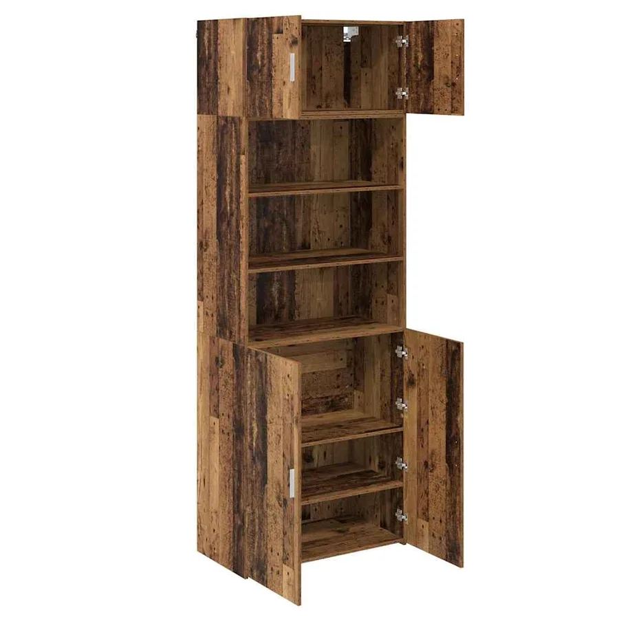 Armoire de rangement Bois Ancien 80 x 42,5 x 225 cm - 2
