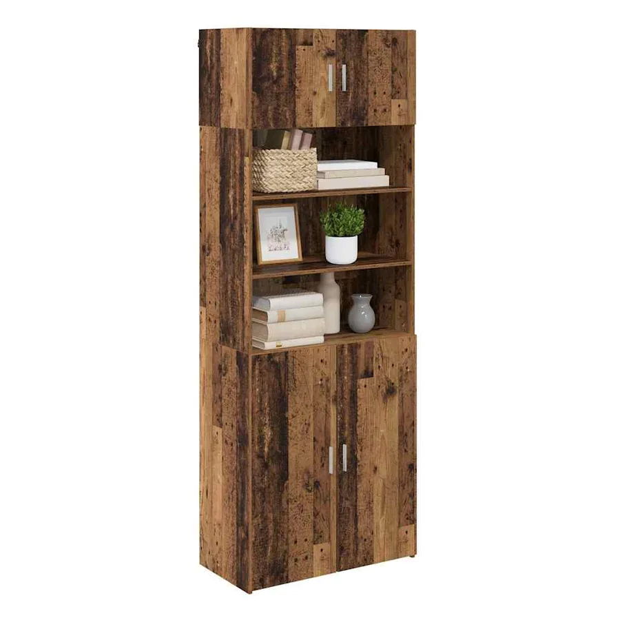 Armoire de rangement Bois Ancien 80 x 42,5 x 225 cm - 3