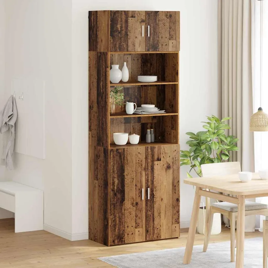 Armoire de rangement Bois Ancien 80 x 42,5 x 225 cm - 4