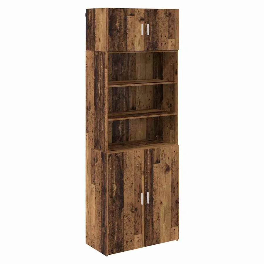 Armoire de rangement Bois Ancien 80 x 42,5 x 225 cm - 5