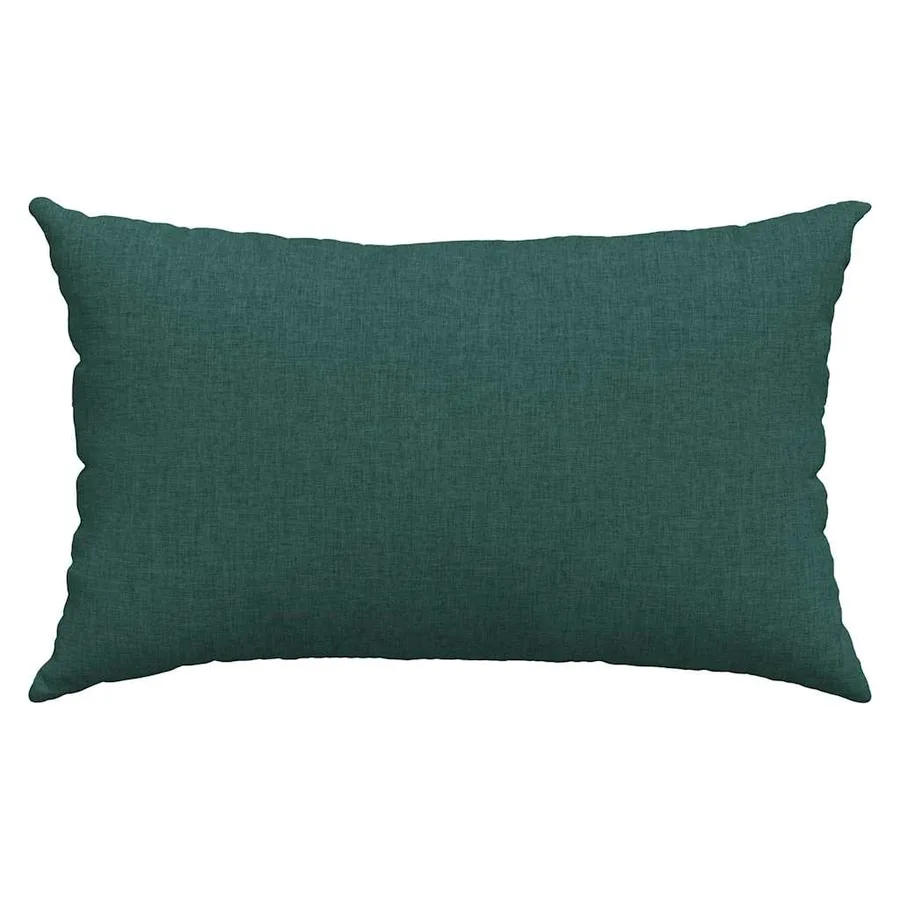 Coussins de canapé 2 pcs Vert foncé 50 x 30 cm tissu - 6