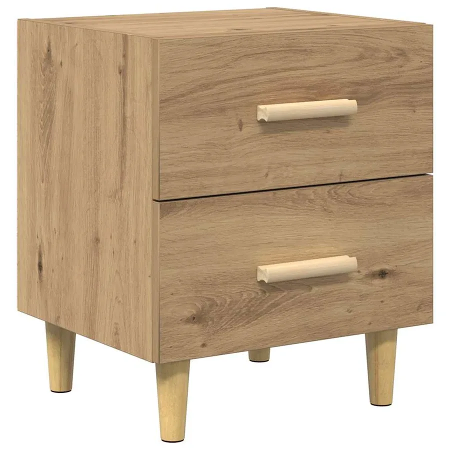 Armoire de lit Chêne artisanal 40 x 35 x 47.5cm - 2