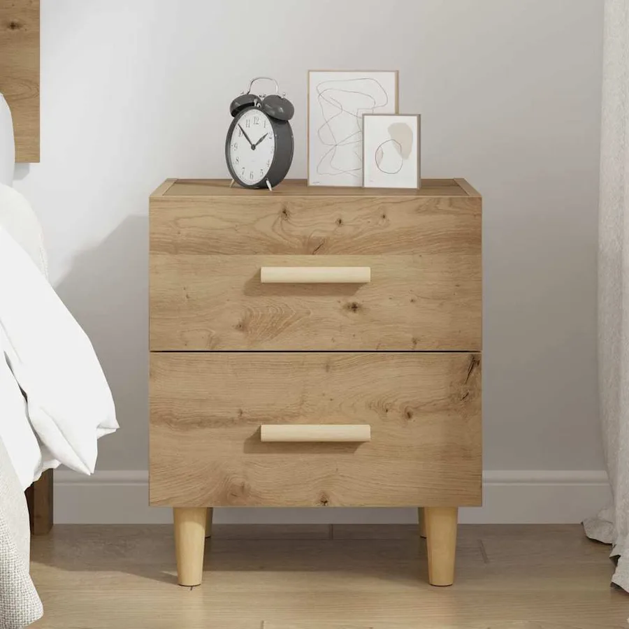 Armoire de lit Chêne artisanal 40 x 35 x 47.5cm - 4