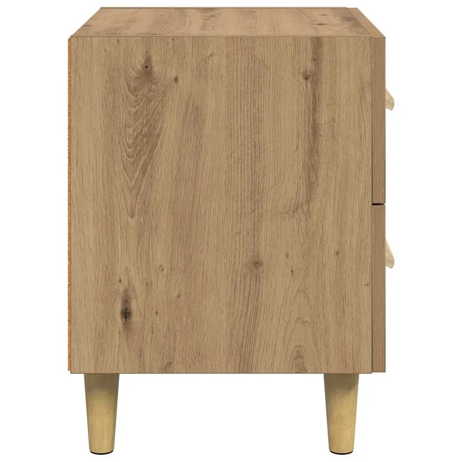 Armoire de lit Chêne artisanal 40 x 35 x 47.5cm - 7