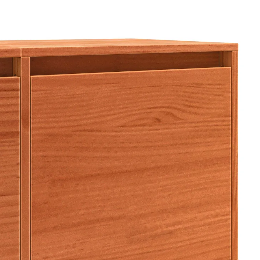 Meuble TV Marron 156 x 37 x 45 cm Bois d'ingénierie - 10