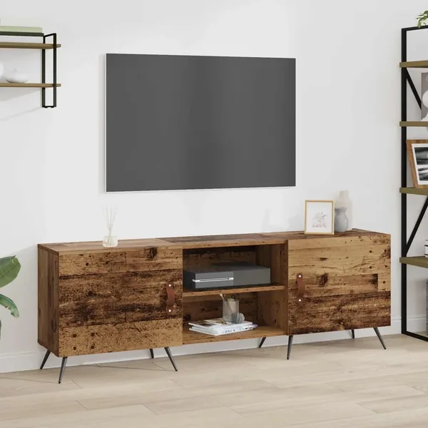 Meuble TV Bois ancien 150 x 30 x 50 cm Bois d'ingénierie