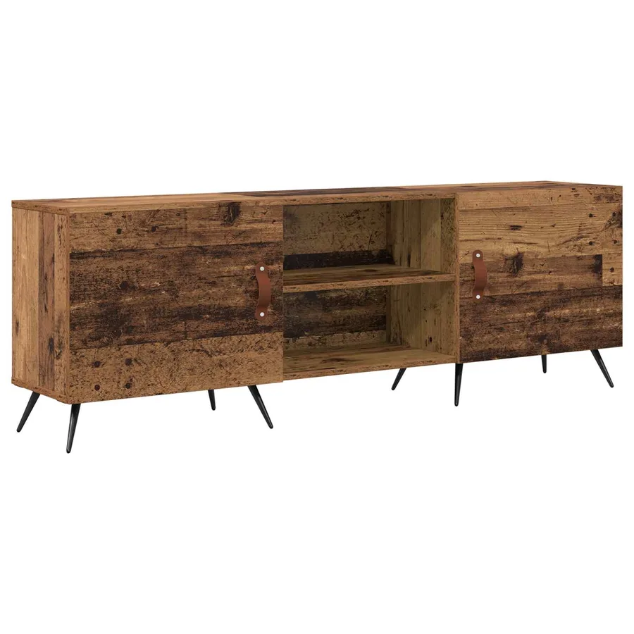 Meuble TV Bois ancien 150 x 30 x 50 cm Bois d'ingénierie - 2