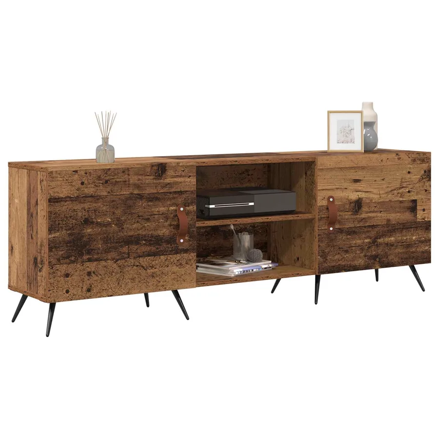 Meuble TV Bois ancien 150 x 30 x 50 cm Bois d'ingénierie - 3