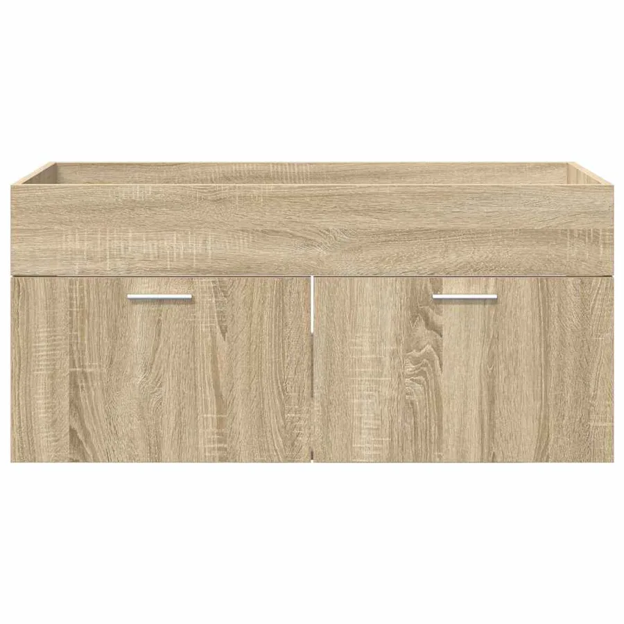 Armoire d'évier avec stockage Chêne Sonoma Bois d'ingénierie - 6