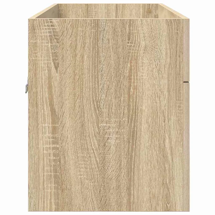 Armoire d'évier avec stockage Chêne Sonoma Bois d'ingénierie - 7