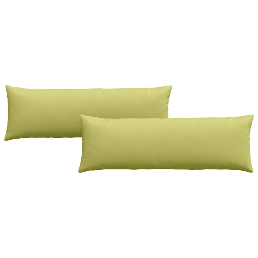Coussins de canapé 2 pcs Vert clair 120 x 40 cm tissu - 2