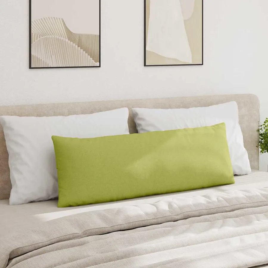 Coussins de canapé 2 pcs Vert clair 120 x 40 cm tissu - 4