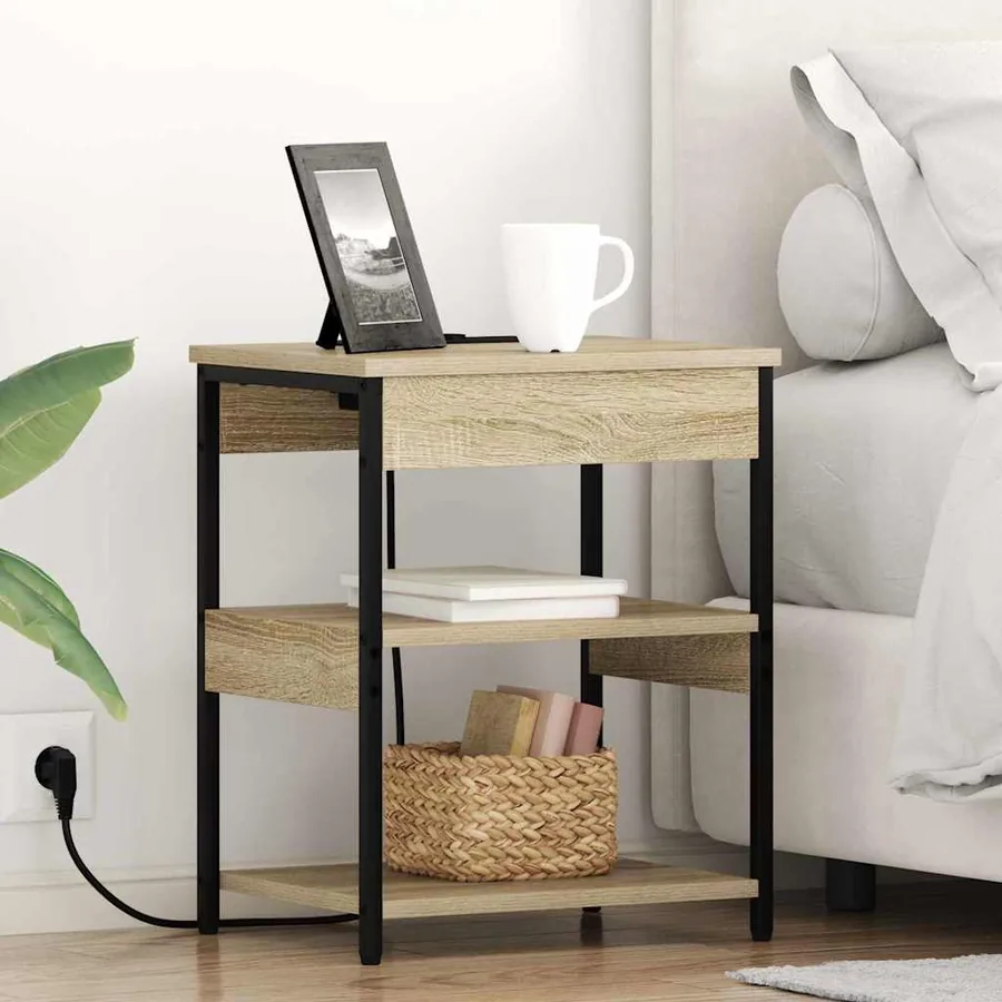Cabinet de chevet Chêne Sonoma 41 x 31 x 51 cm
