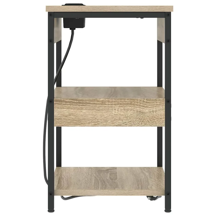 Cabinet de chevet Chêne Sonoma 41 x 31 x 51 cm - 6