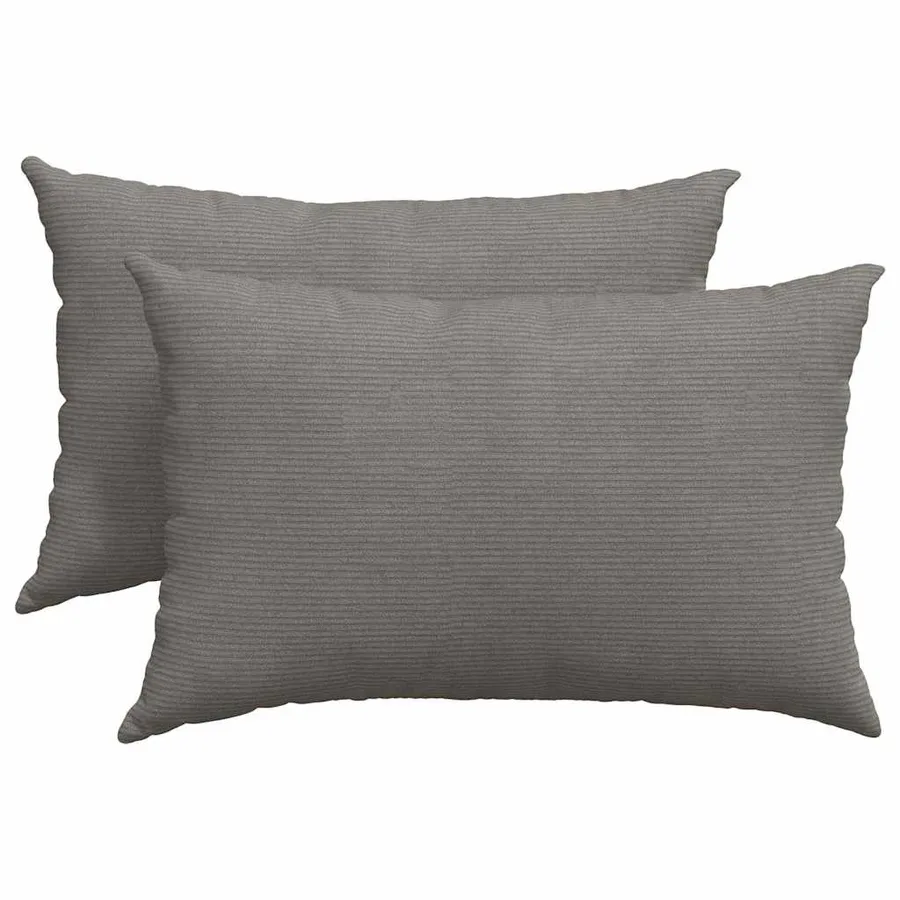 Coussins de canapé 2 pcs Gris clair 60 x 40 cm - 2