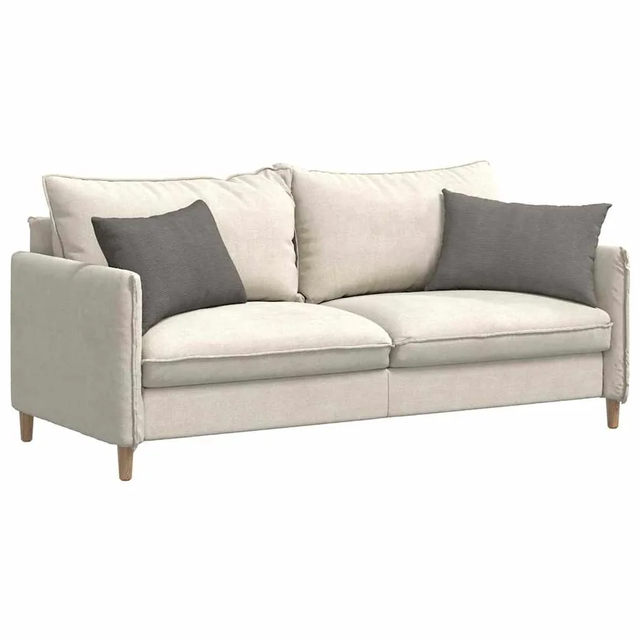 Coussins de canapé 2 pcs Gris clair 60 x 40 cm - 3