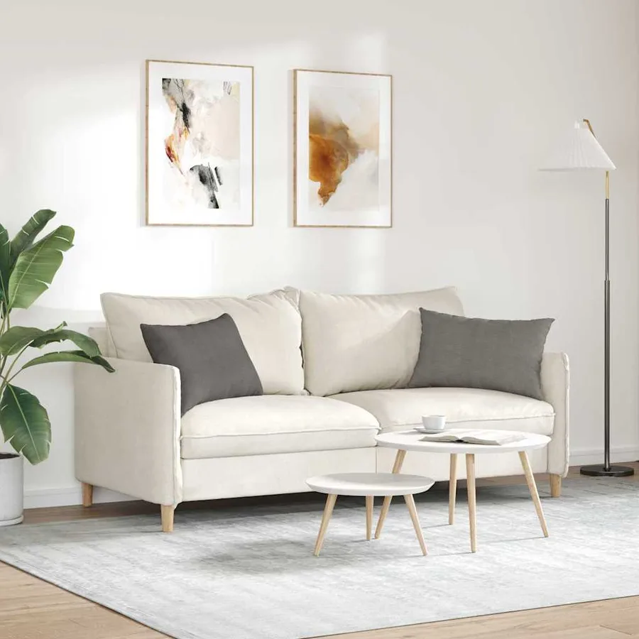 Coussins de canapé 2 pcs Gris clair 60 x 40 cm - 4