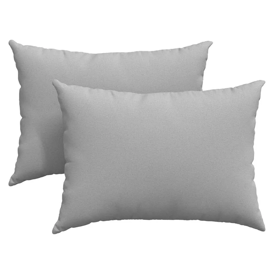 Coussins de canapé 2 pcs Gris nuage 70 x 50 cm tissu - 2
