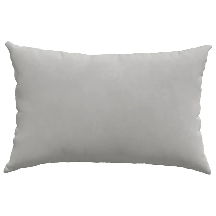 Coussins de canapé 2 pcs Gris clair 60 x 40 cm tissu - 6