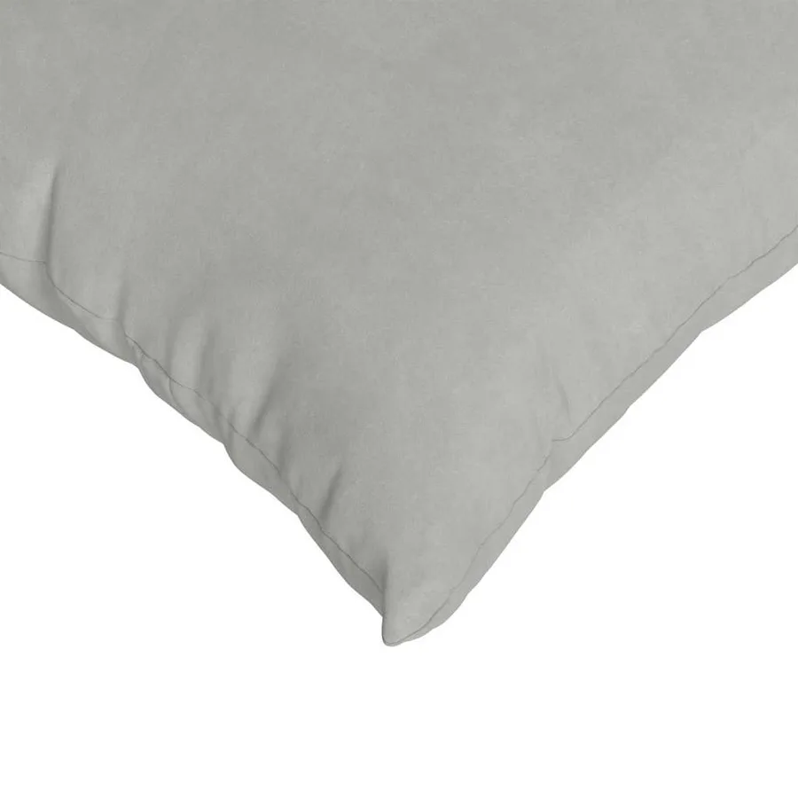 Coussins de canapé 2 pcs Gris clair 60 x 40 cm tissu - 7