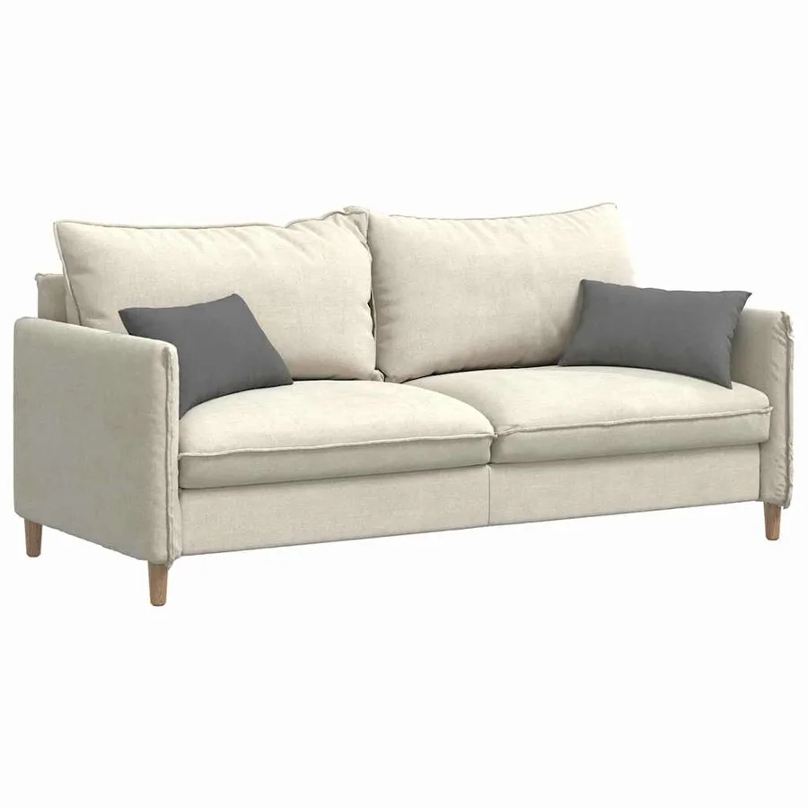 Coussins de canapé 2 pcs Gris foncé 50 x 30 cm tissu - 3