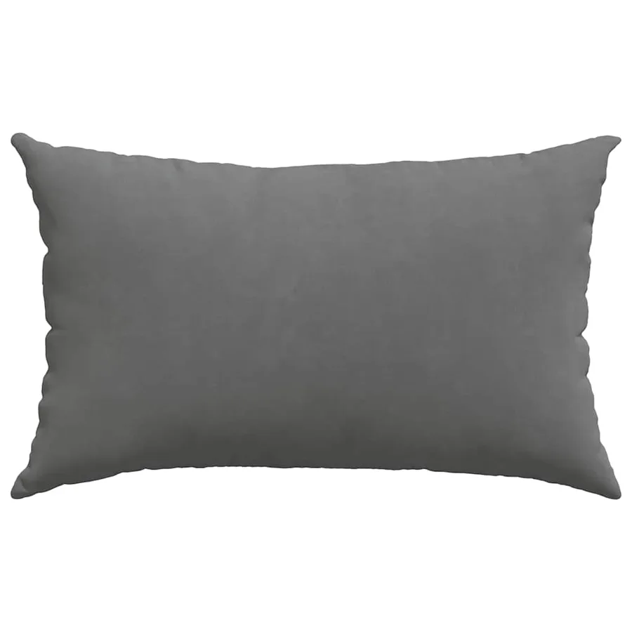 Coussins de canapé 2 pcs Gris foncé 50 x 30 cm tissu - 6