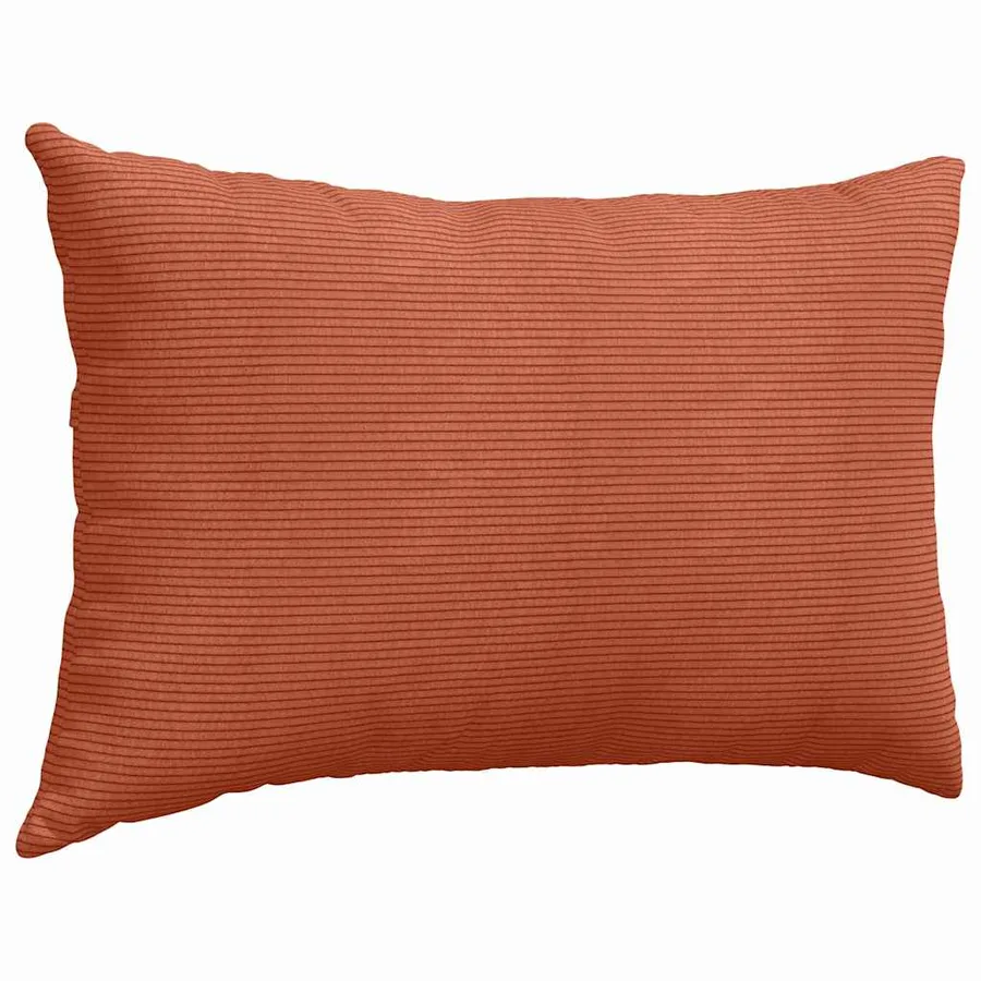 Coussins de canapé 2 pcs Rouge orange 60 x 40 cm - 5