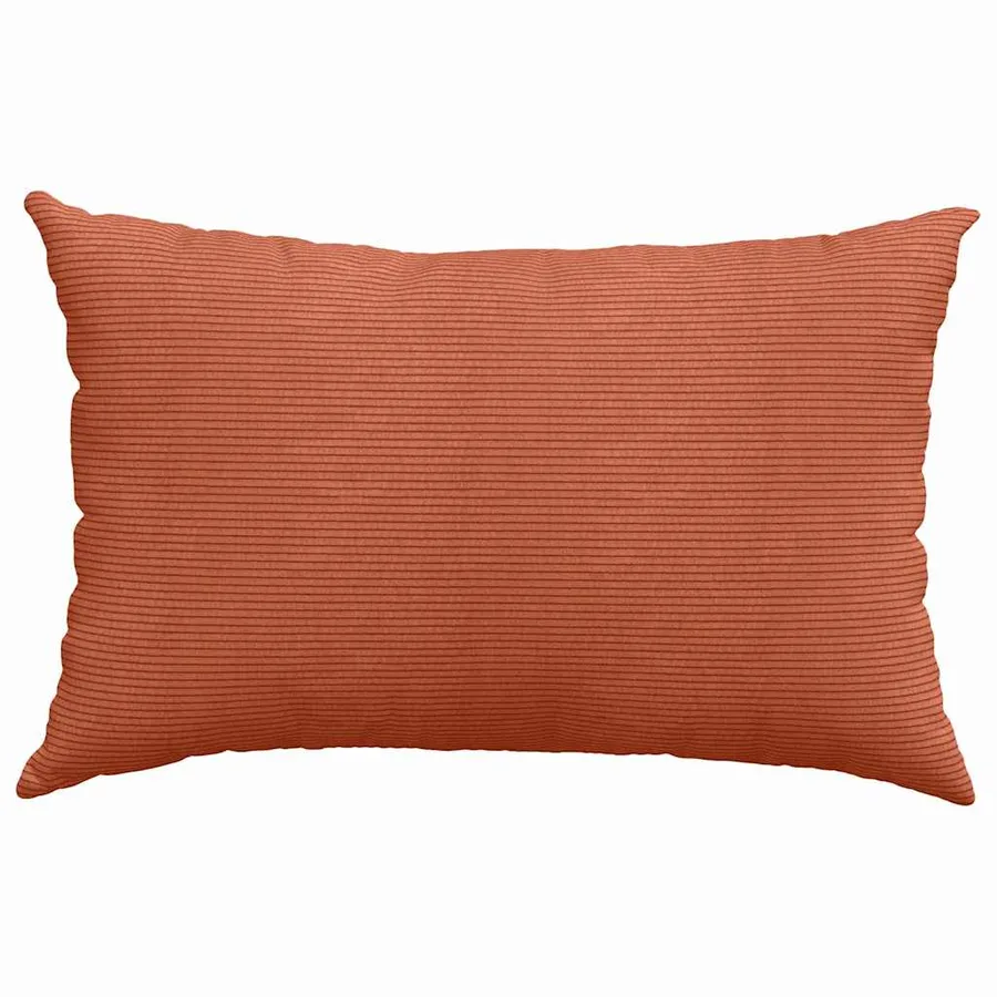 Coussins de canapé 2 pcs Rouge orange 60 x 40 cm - 6