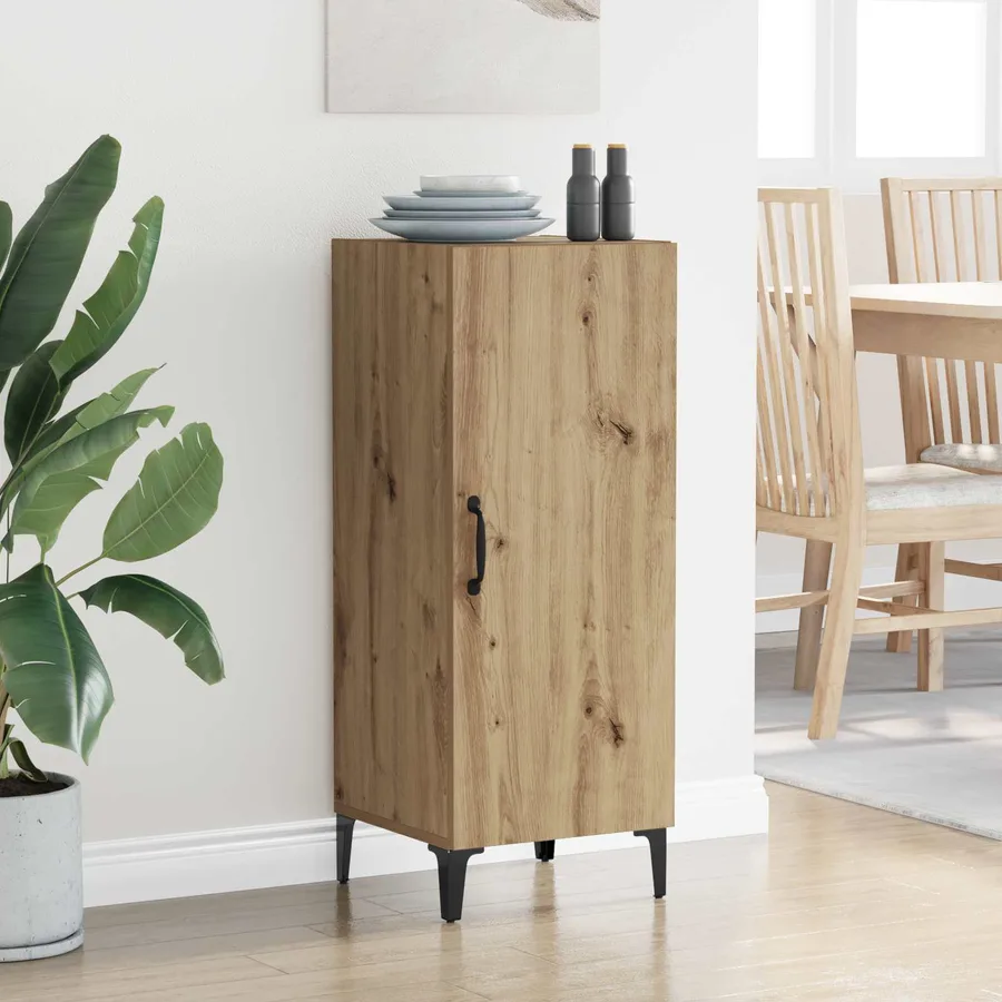 Buffet Chêne artisanal 34,5 x 34 x 90 cm Bois d'ingénierie - 4